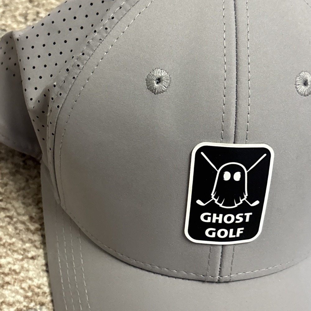 Ghost Golf Icon Patch Snapback Skyview Hat Cap Grey - Picture 2 of 15